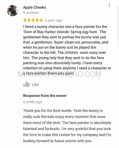 easter bunny review
