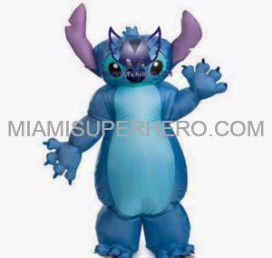 Stitch costume character performer