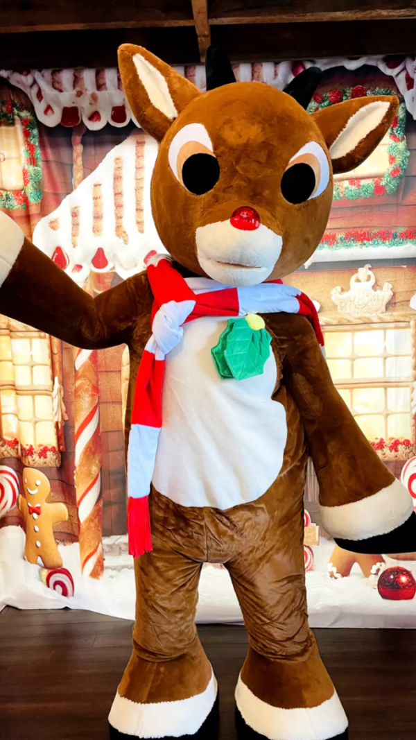 Rudolph the Red Nose Reindeer mascot rental