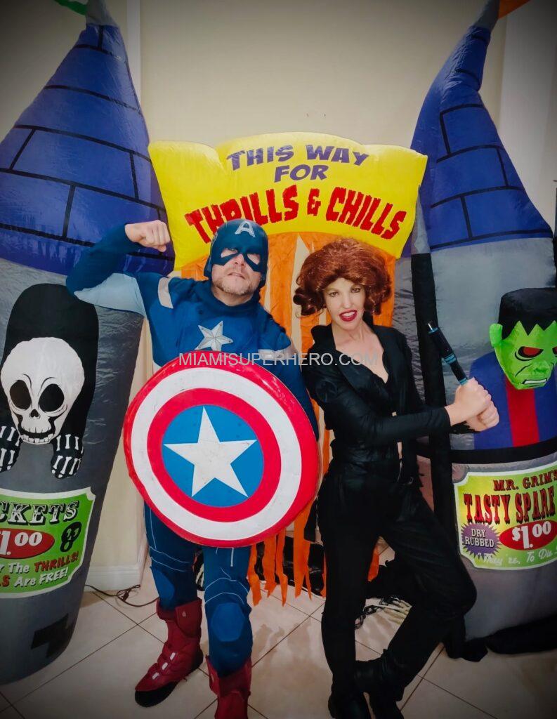 black widow impersonator