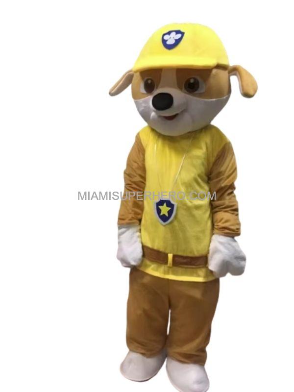 Rubble Paw Patrol character for kids birthday parties in Miami